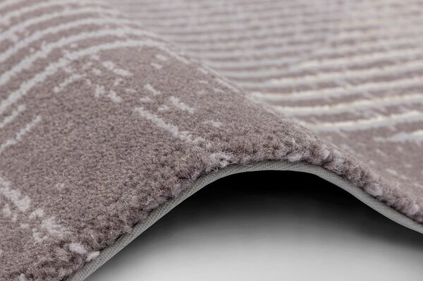 Šedý vlněný koberec 100x180 cm Shades – Agnella