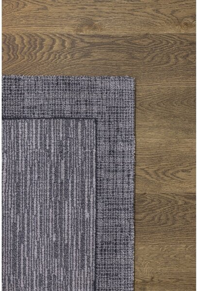 Tmavě šedý vlněný koberec 133x180 cm Linea – Agnella