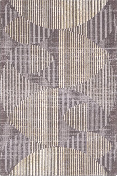 Šedý vlněný koberec 133x180 cm Shades – Agnella
