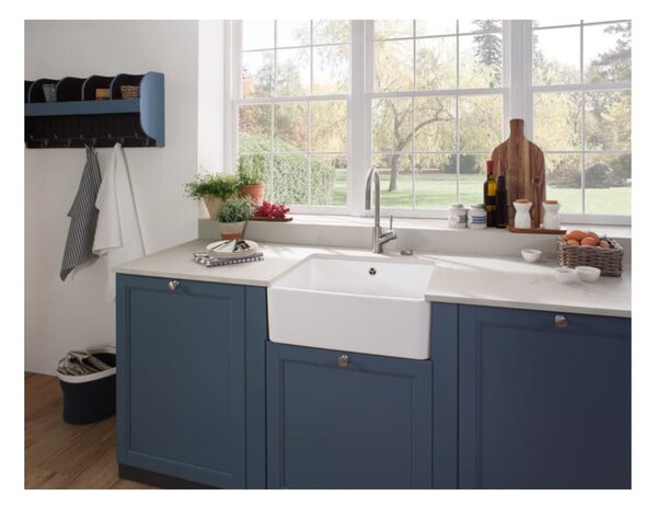 Villeroy & Boch Farmhouse 60 X - Keramický dřez 595x500x200 mm alpská bílá CeramicPlus 636001R1
