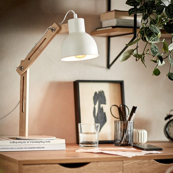AGON Stolní lampa 45 cm - bílá