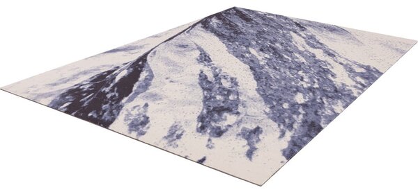 Modrý vlněný koberec 133x180 cm Albo – Agnella