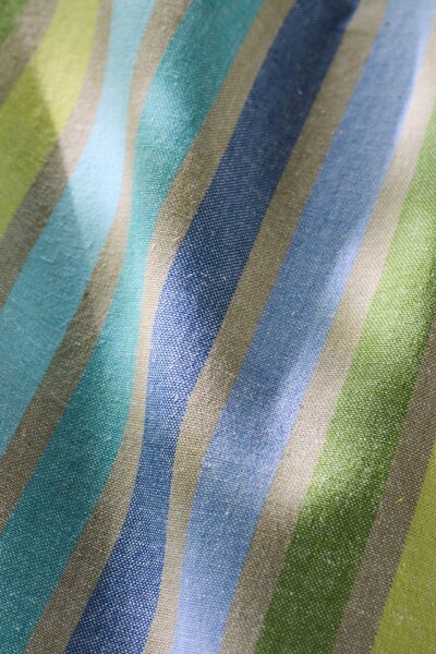 Bavlněná utěrka Multicoloured Stripes Blue