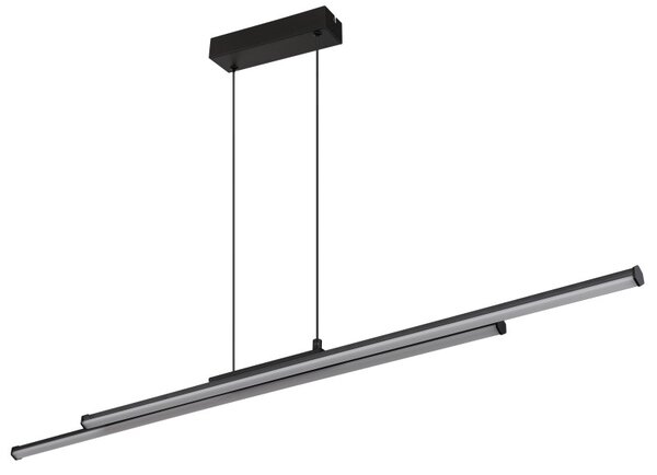 GLOBO 67342-24H KIRINA závěsné svítidlo LED 24W 2530/1800lm 3000K černá, opálová