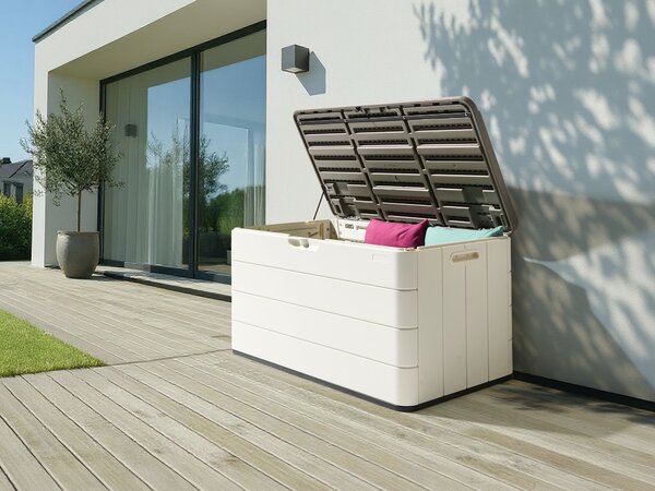 Úložný box MILIES 116 cm 60 cm Bílá