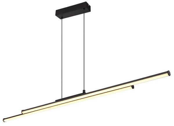 GLOBO 67342-24H KIRINA závěsné svítidlo LED 24W 2530/1800lm 3000K černá, opálová