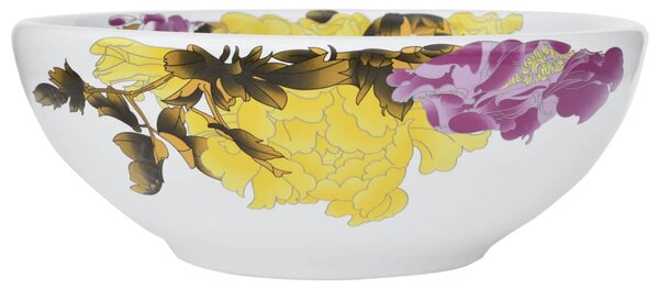 Umyvadlo na desku vícebarevné kulaté Φ 41 x 14 cm keramika 155054