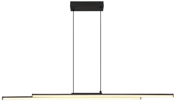 GLOBO 67342-24H KIRINA závěsné svítidlo LED 24W 2530/1800lm 3000K černá, opálová