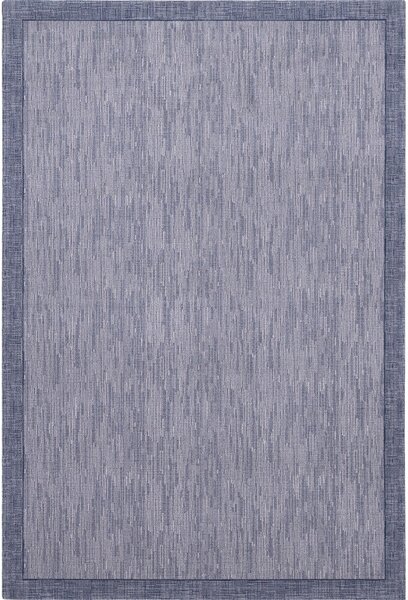 Tmavě modrý vlněný koberec 200x300 cm Linea – Agnella