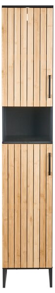Skříňka do koupelny MISCANTI Bambus 30 cm Světle hnědá