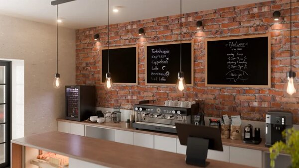 Černá křídová tabule 100×80 cm – přírodní dřevěný rám + DAREK, TB108NAT