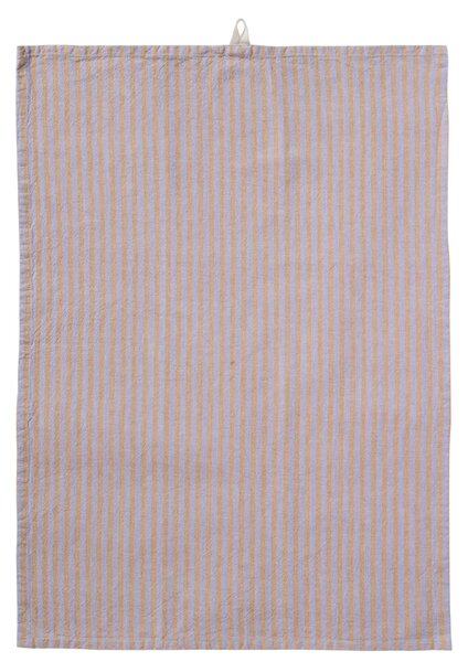 Bavlněná utěrka Linea Purple / Rustic Brown 50 × 70 cm