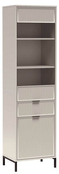 Obývací stěna STYLES k | 4 díly | 294 cm | 3D povrch | kašmír