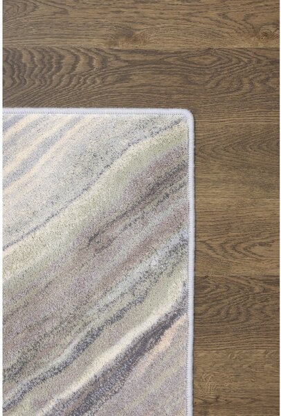 Šedý vlněný koberec 133x180 cm Agate – Agnella