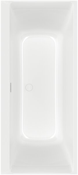 Villeroy & Boch Subway 3.0 - Vana 1800x800 mm, odpadní a přepadová souprava, alpská bílá UBQ180SBW2DV-01