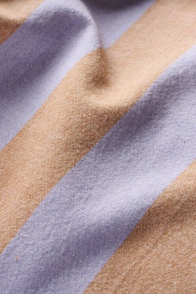 Bavlněná utěrka Linus Purple / Rustic Brown 50 × 70 cm