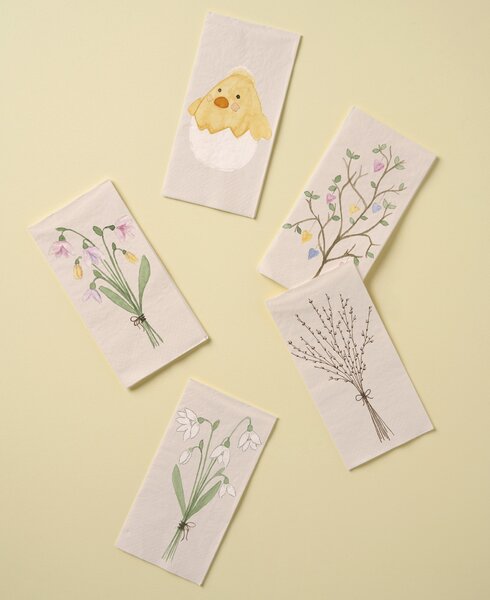 Papírové ubrousky Spring branch – 16 ks