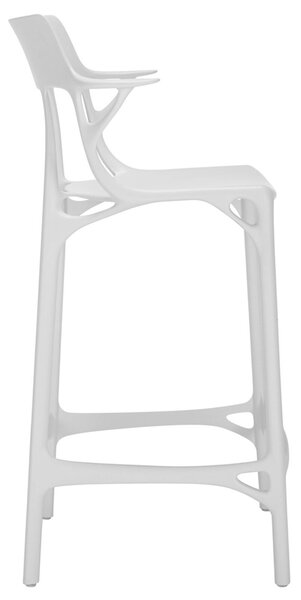 Kartell designové barové židle A.I Stool Recycled (65 cm)