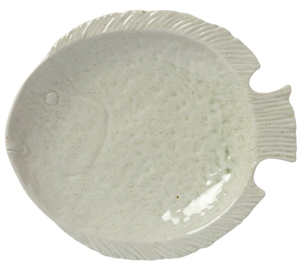 Kameninový tác Fish Ocean White