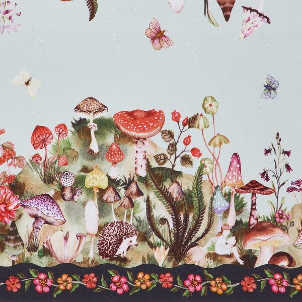 FUNGHI & FLOWERS Běhoun na stůl 50 x 160 cm