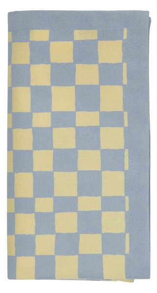 CHECKER STYLE Ubrousek 42 x 42 cm - sv. modrá