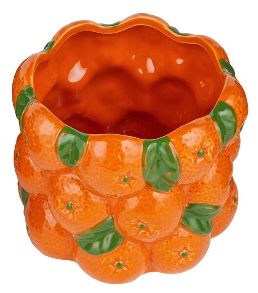 NARANJA Květináč 18 cm - oranžová