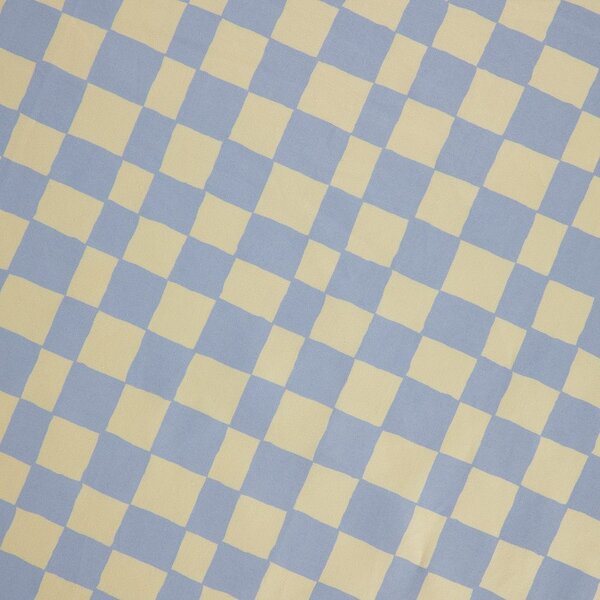 CHECKER STYLE Ubrus 250 x 160 cm - sv. modrá