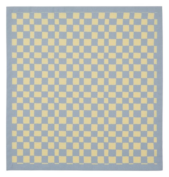 CHECKER STYLE Ubrousek 42 x 42 cm - sv. modrá