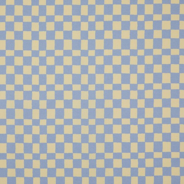 CHECKER STYLE Běhoun na stůl 50 x 160 cm - sv. modrá