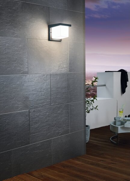 Eglo 95097 - Venkovní nástěnné svítidlo DESELLA 1 LED/10W/230V IP54