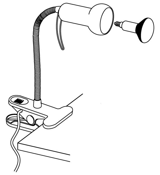 Eglo 81265 - Lampa s klipem FABIO 1xE14/40W/230V