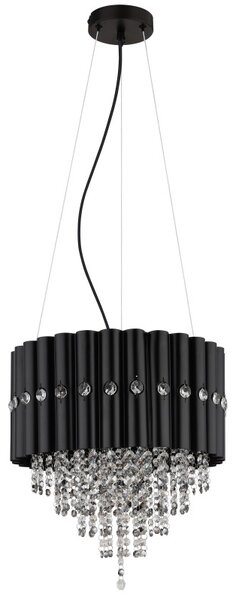 GLOBO 63149-3 ELEOS závěsné svítidlo D400mm 3xE27 černá, kouřová