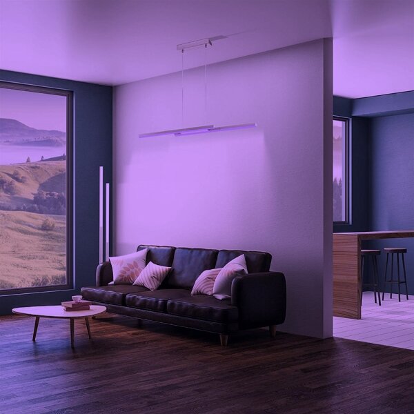 Eglo 33232 - LED RGBW Stm. lustr na lanku FRAIOLI-C LED/34W/230V matný chrom