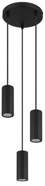 GLOBO 57918-3HB JAMES závěsné svítidlo D210mm 3xGU10 černá