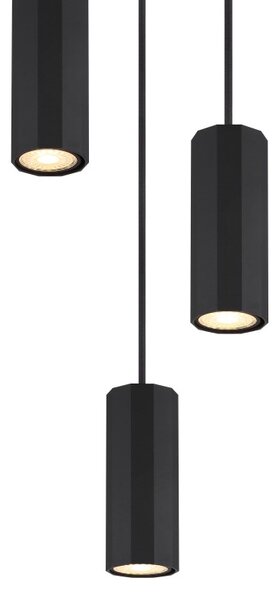 GLOBO 57918-3HB JAMES závěsné svítidlo D210mm 3xGU10 černá