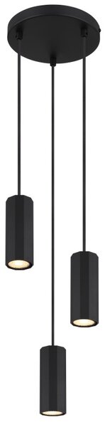 GLOBO 57918-3HB JAMES závěsné svítidlo D210mm 3xGU10 černá