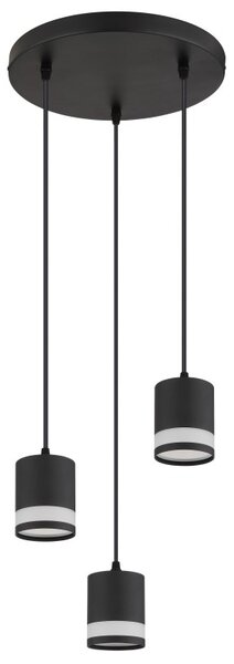 GLOBO 57852-3H LUCERO závěsné svítidlo D300mm 3xGX53 7W 600/364lm 3000K černá, opálová