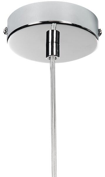 Závěsná lampa KEILA Sklo Modrá