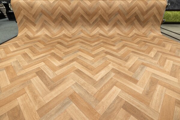 PVC podlaha Essentials (Iconik) 280T Ancares Herringbone limed
