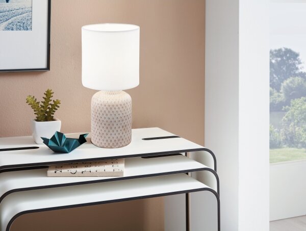Eglo 97773 - Stolní lampa BELLARIVA 1xE14/40W/230V