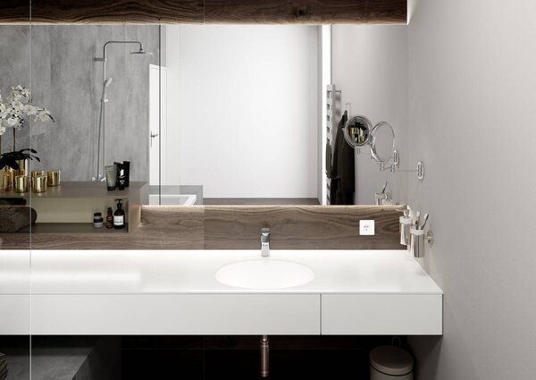 Hansgrohe Vernis Blend Páková umyvadlová baterie 100 bez odtokové soupravy, chrom 71580000