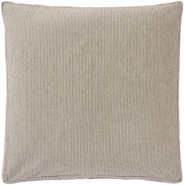 Povlak na sedák Lina natural black stripes 45 × 45 cm