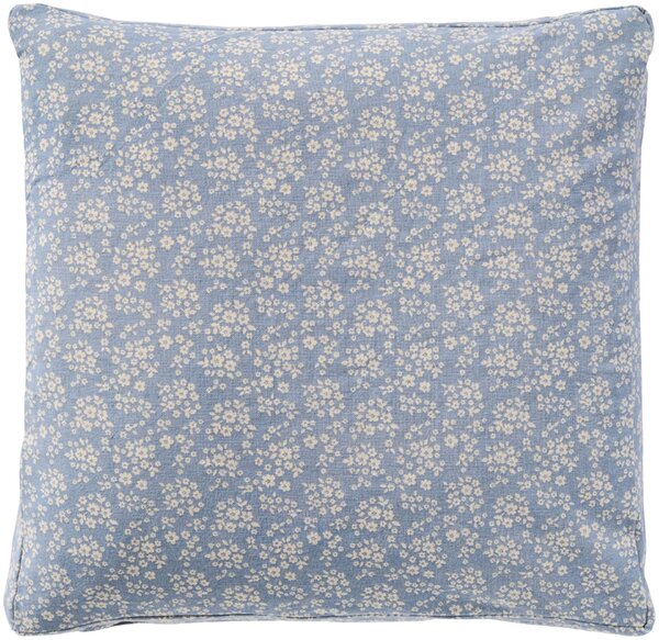 Povlak na sedák Agathe Light Blue / flowers 45 × 45 cm