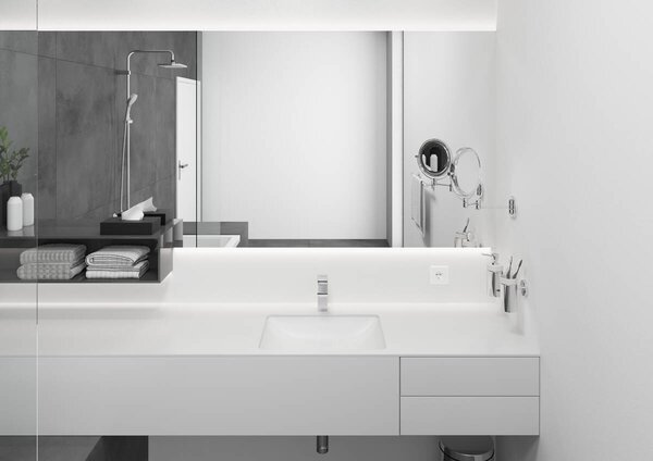 Hansgrohe Vernis Shape - Páková umyvadlová baterie 100 bez odtokové soupravy, chrom 71569000