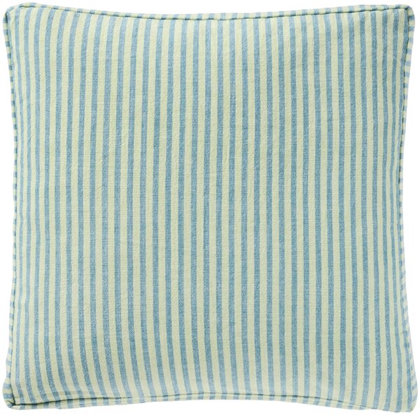 Povlak na sedák Linea / Light Green blue stripes 45 × 45 cm