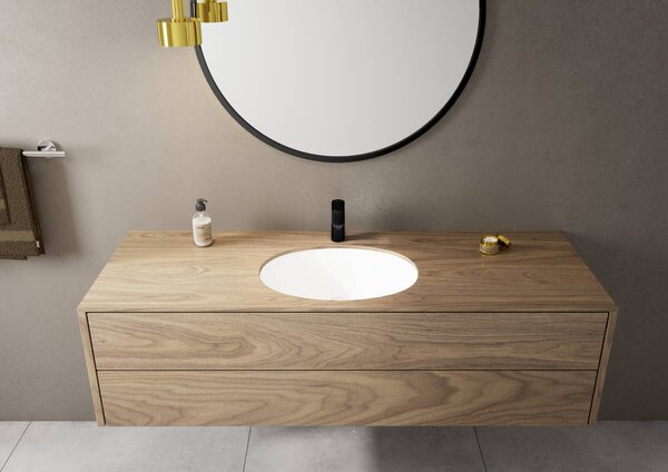 Hansgrohe Vernis Blend Páková umyvadlová baterie 100 bez odtokové soupravy, matná černá 71580670