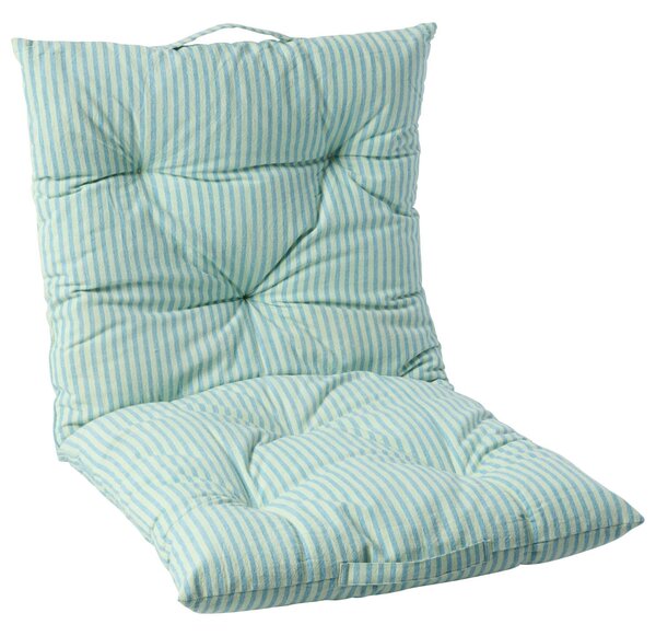 Prošívaná matrace Linea Light Green Blue Stripes 50 × 100 cm