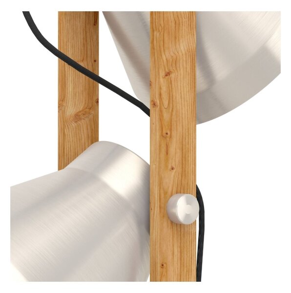 Eglo 43954 - Stojací lampa CAWTON 2xE27/40W/230V