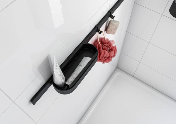 Hansgrohe WallStoris Sada do sprchy, matná černá 27967670