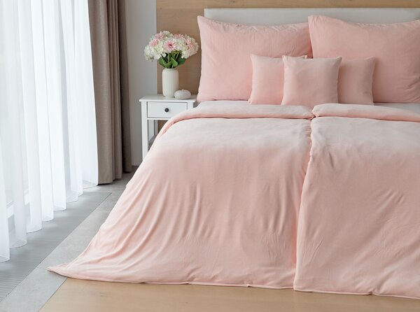 Povlečení PUDROVÉ PREMIUM Bavlněný mikroplyš 1x 140/200, 1x 70/90